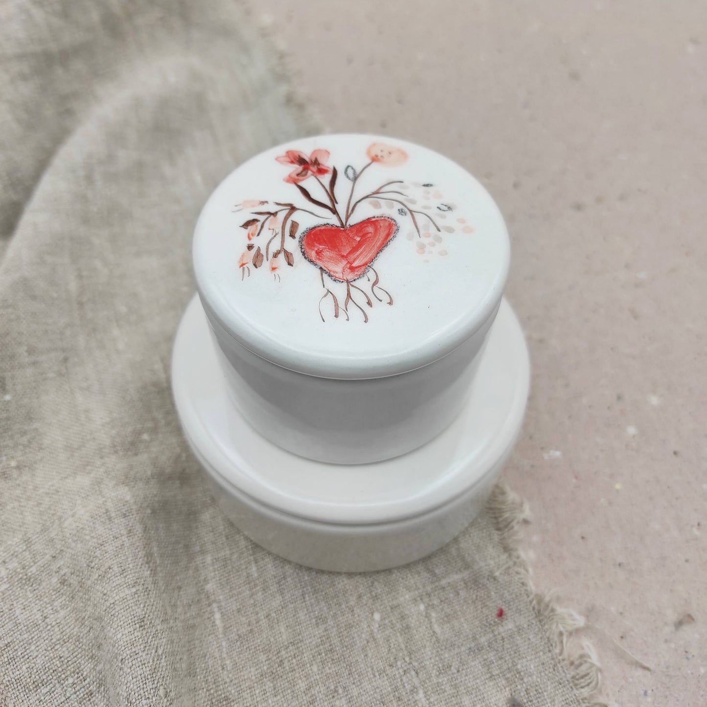 Caja Joyero Grande y pequeña una encima de otra