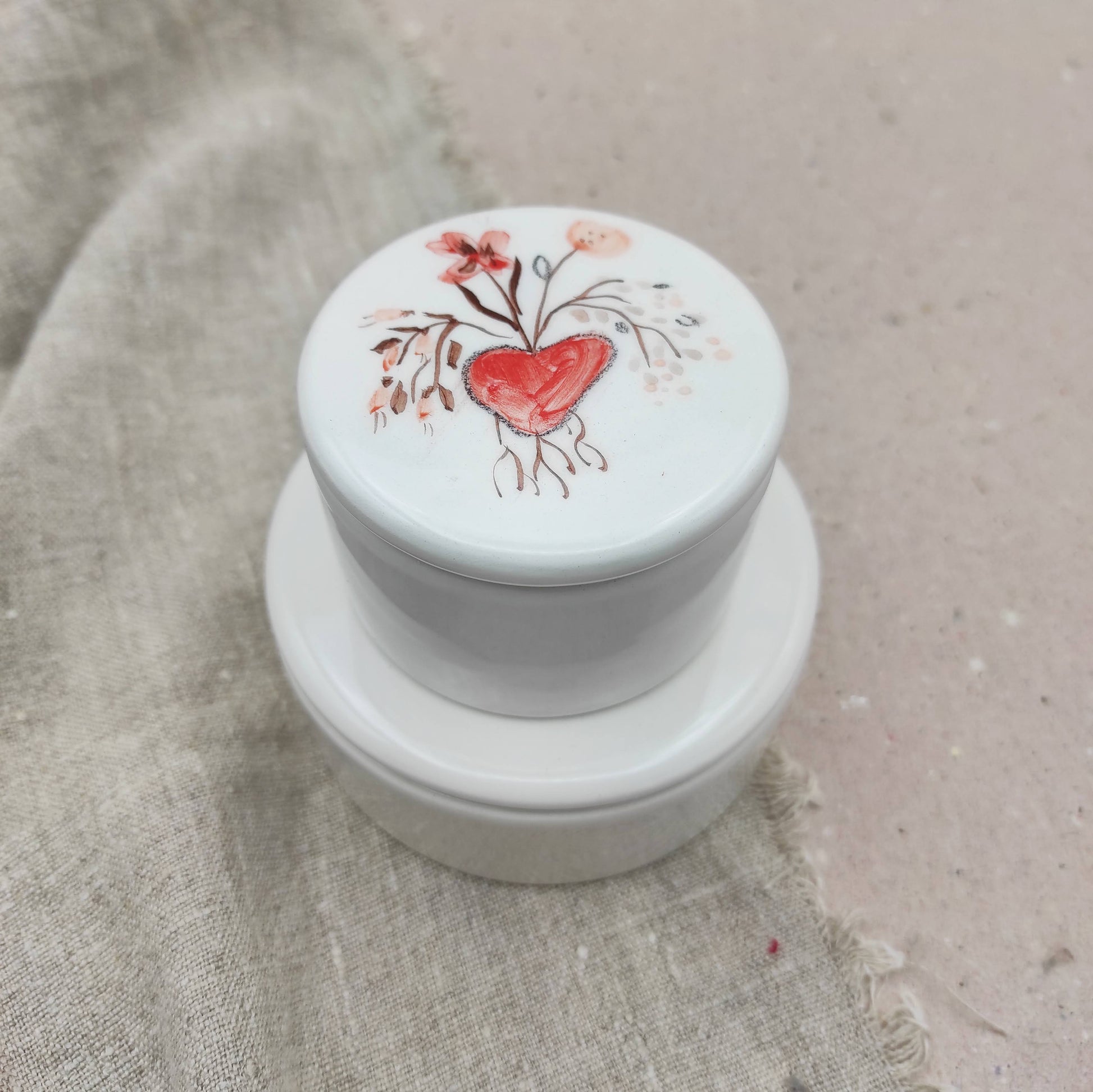 Caja Joyero Grande y pequeña una encima de otra